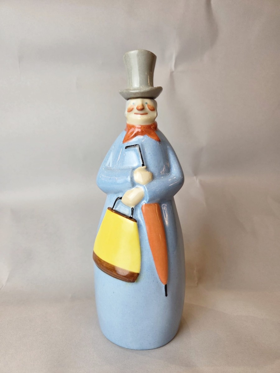 Robj Paris, Porcelain Liqueur Bottle, Circa 1928