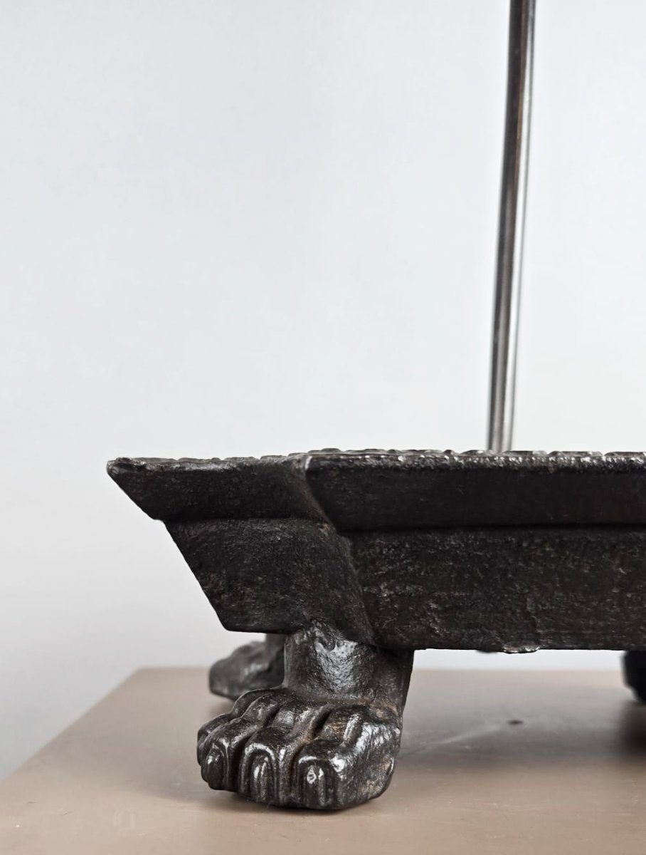 Cast Iron Display Stand For Fireplace Accessories, Early 19th Century-photo-3