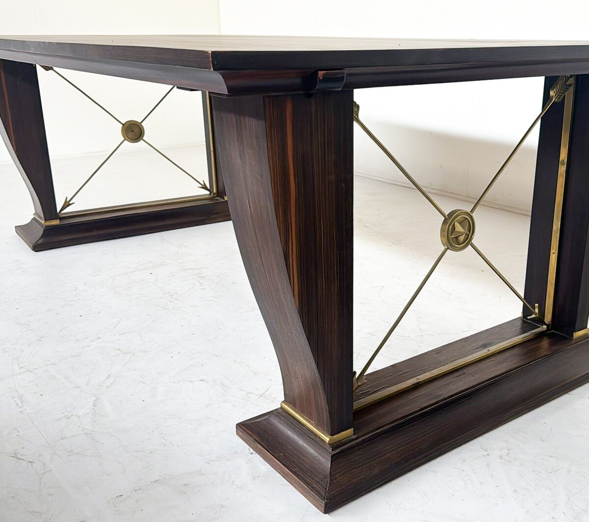 Macassar Ebony Dining/desk Table, 1940s.-photo-5