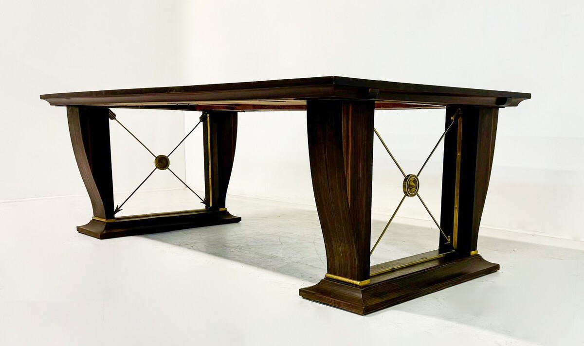 Macassar Ebony Dining/desk Table, 1940s.