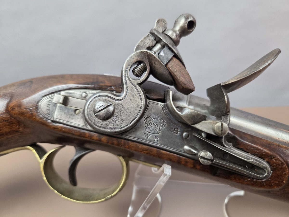 Pistolet à silex anglais réglementaire William IV-photo-2