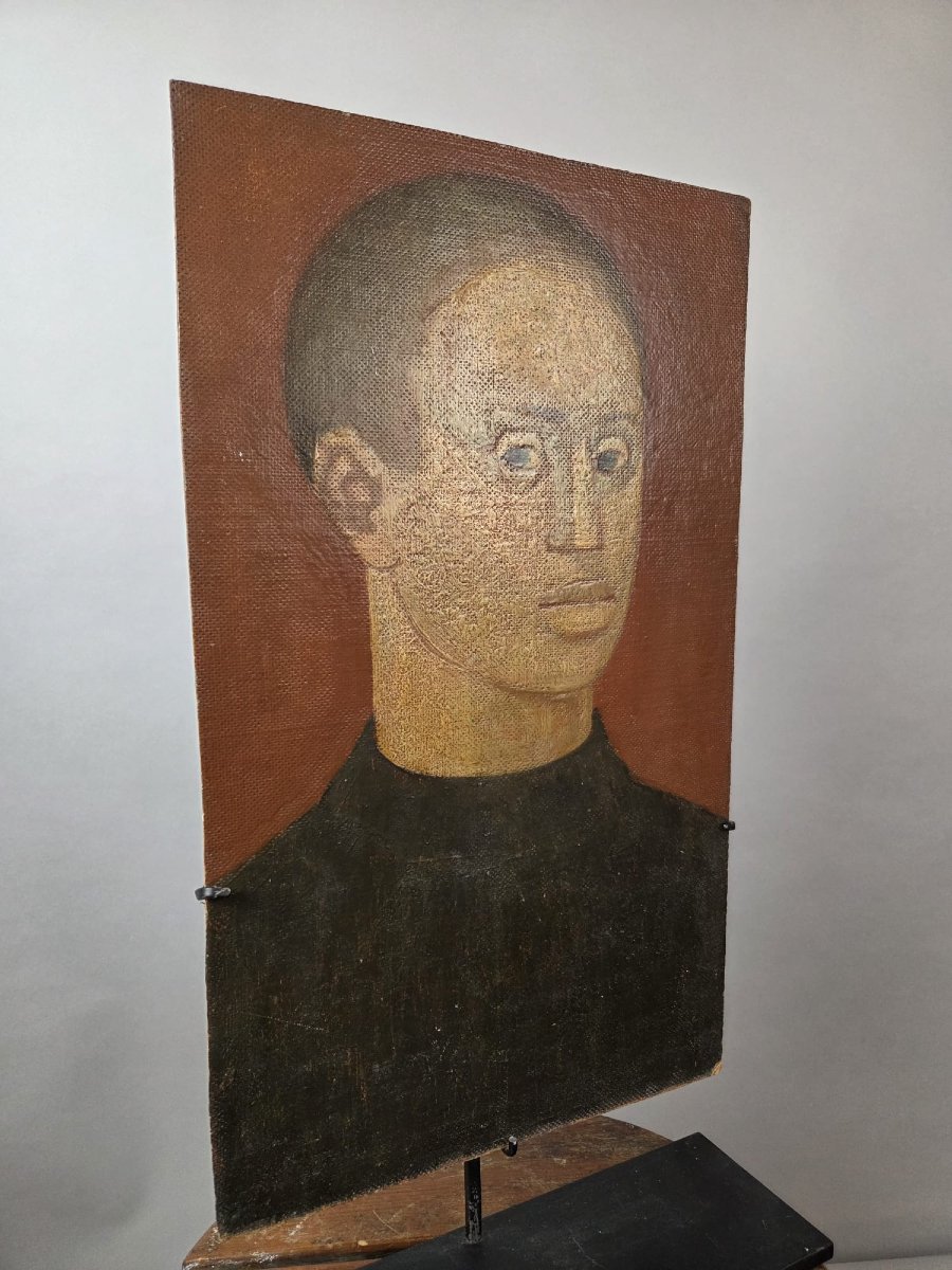 Willy Gasqui, Oil On Double-sided Panel, Unsigned-photo-3