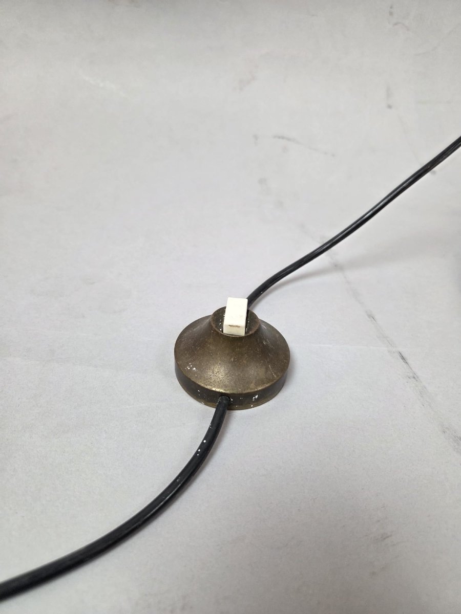 Totem Floor Lamp By Goffredo Reggiani, Wood, Marble And Opaline Glass, Italy, 1970s-photo-6