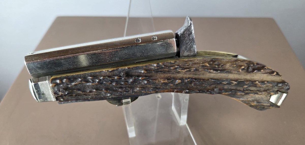Rare 19th Century Knife Pistol-photo-3