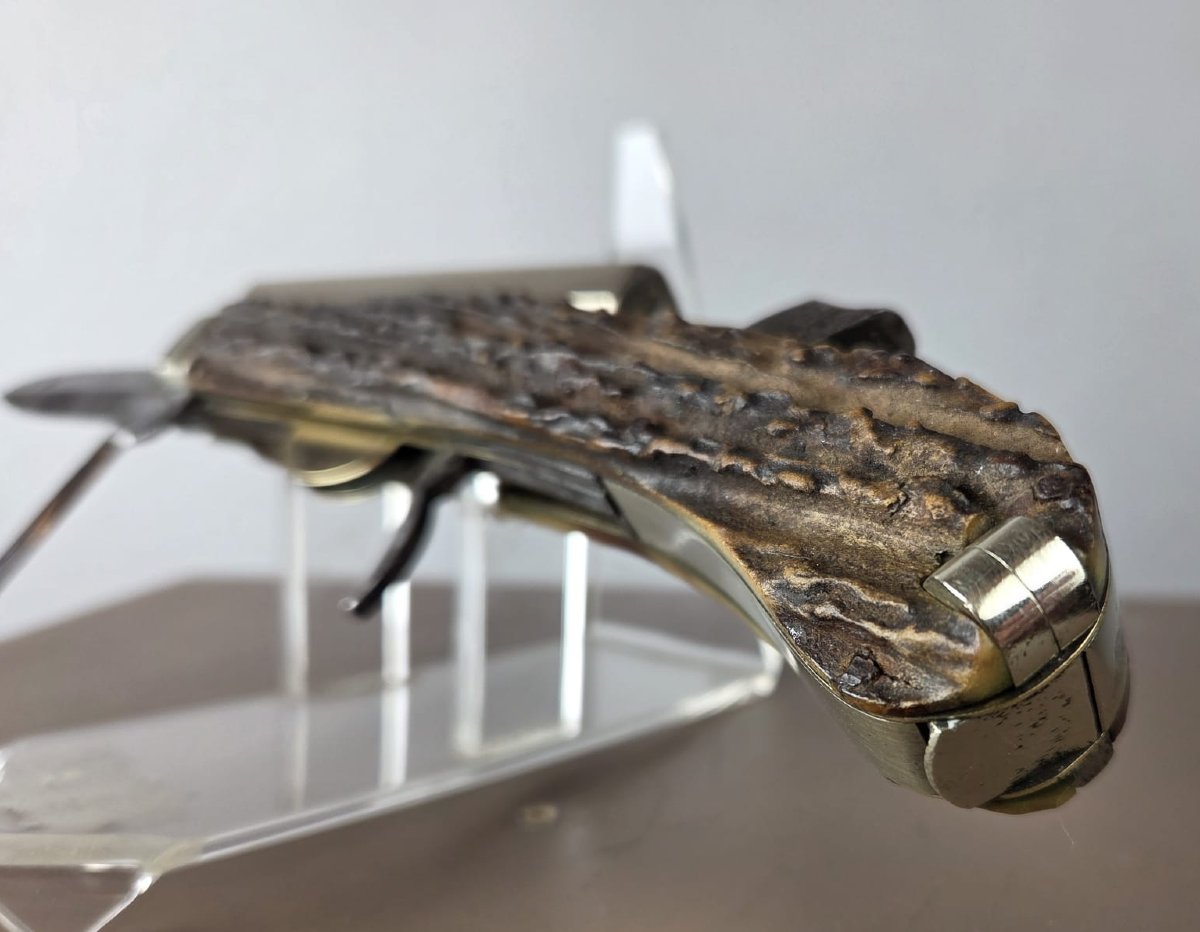 Rare 19th Century Knife Pistol-photo-3