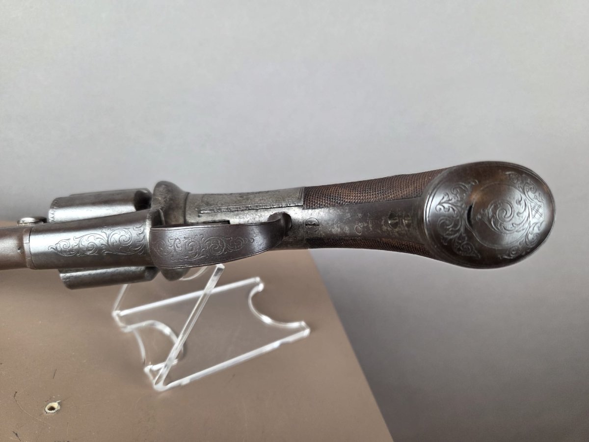 Révolver de transition, signé F. Barnes & Co, Cal 45, Angleterre vers 1847-photo-4