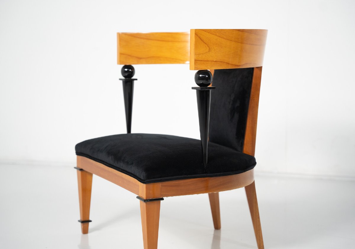 Paire de fauteuils, style André Arbus-photo-2