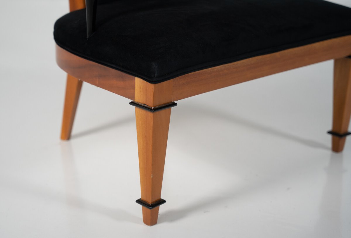 Paire de fauteuils, style André Arbus-photo-6