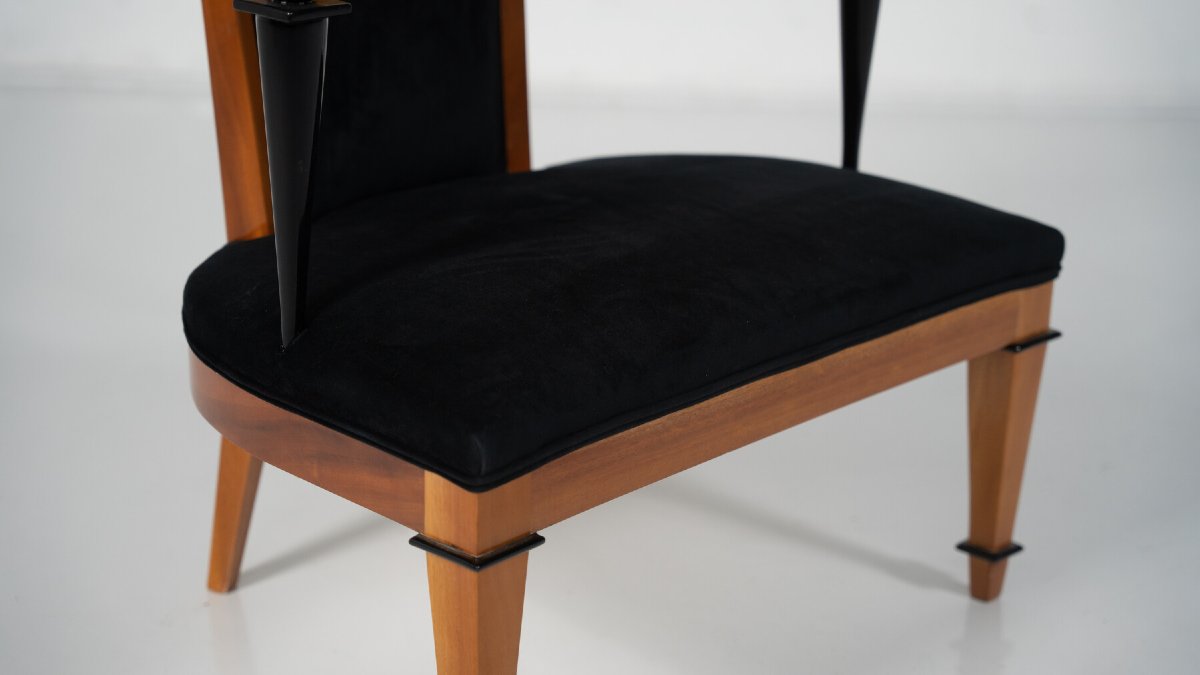 Paire de fauteuils, style André Arbus-photo-7