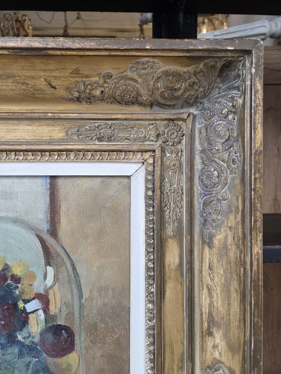 Pol F. Mathieu, Belgian School, 20th Century, Oil On Canvas "still Life With Masks"-photo-1