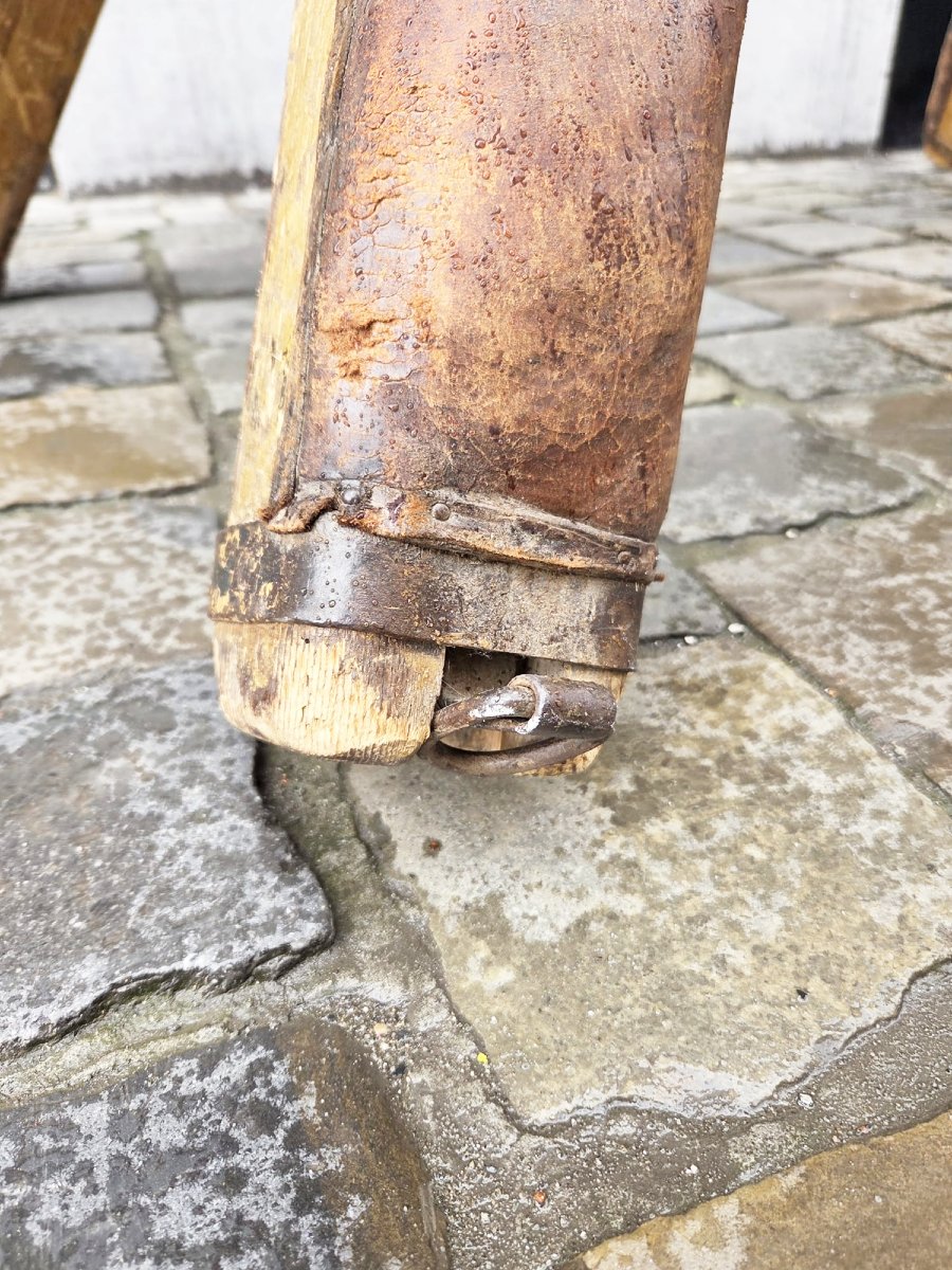 Vintage Leather Pommel Horse-photo-4