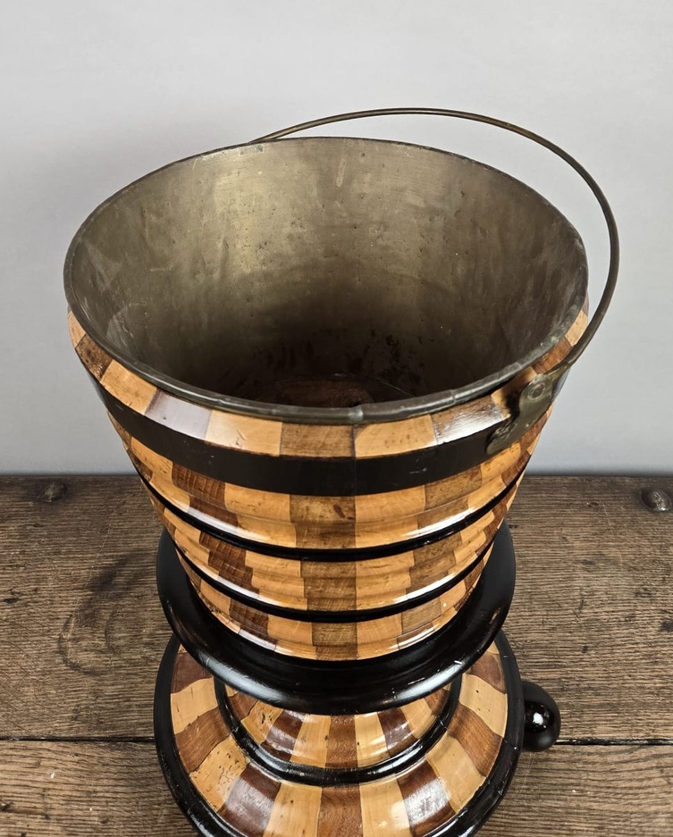 Dutch "teestoff" Bucket, Early 19th Century-photo-5