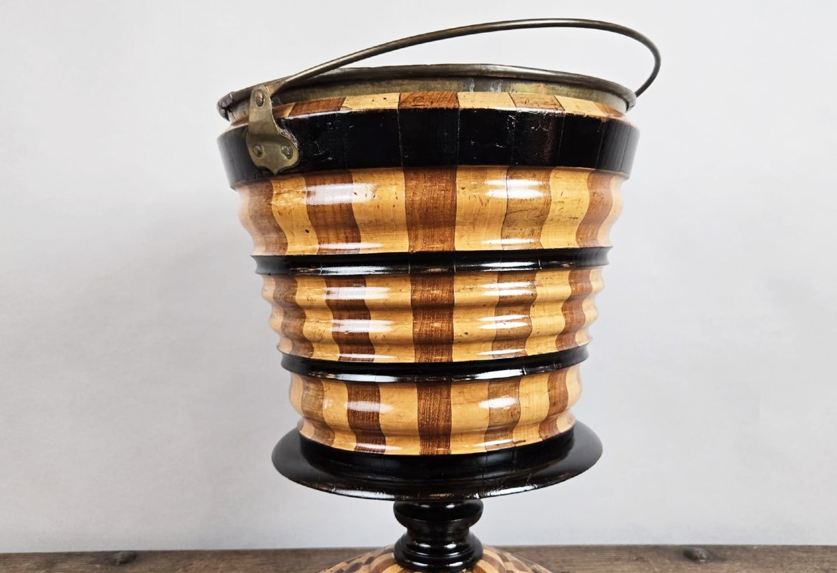 Dutch "teestoff" Bucket, Early 19th Century-photo-6