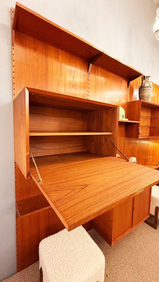 Modular Wall Unit, Circa 1960-photo-3