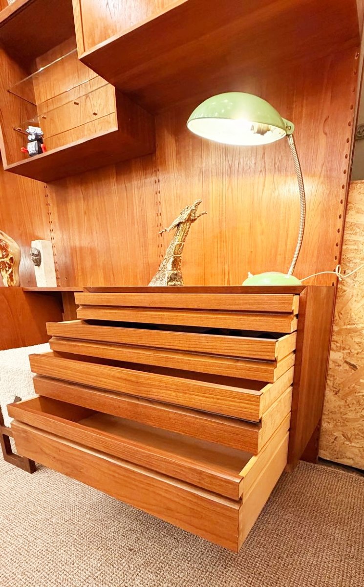 Modular Wall Unit, Circa 1960-photo-4