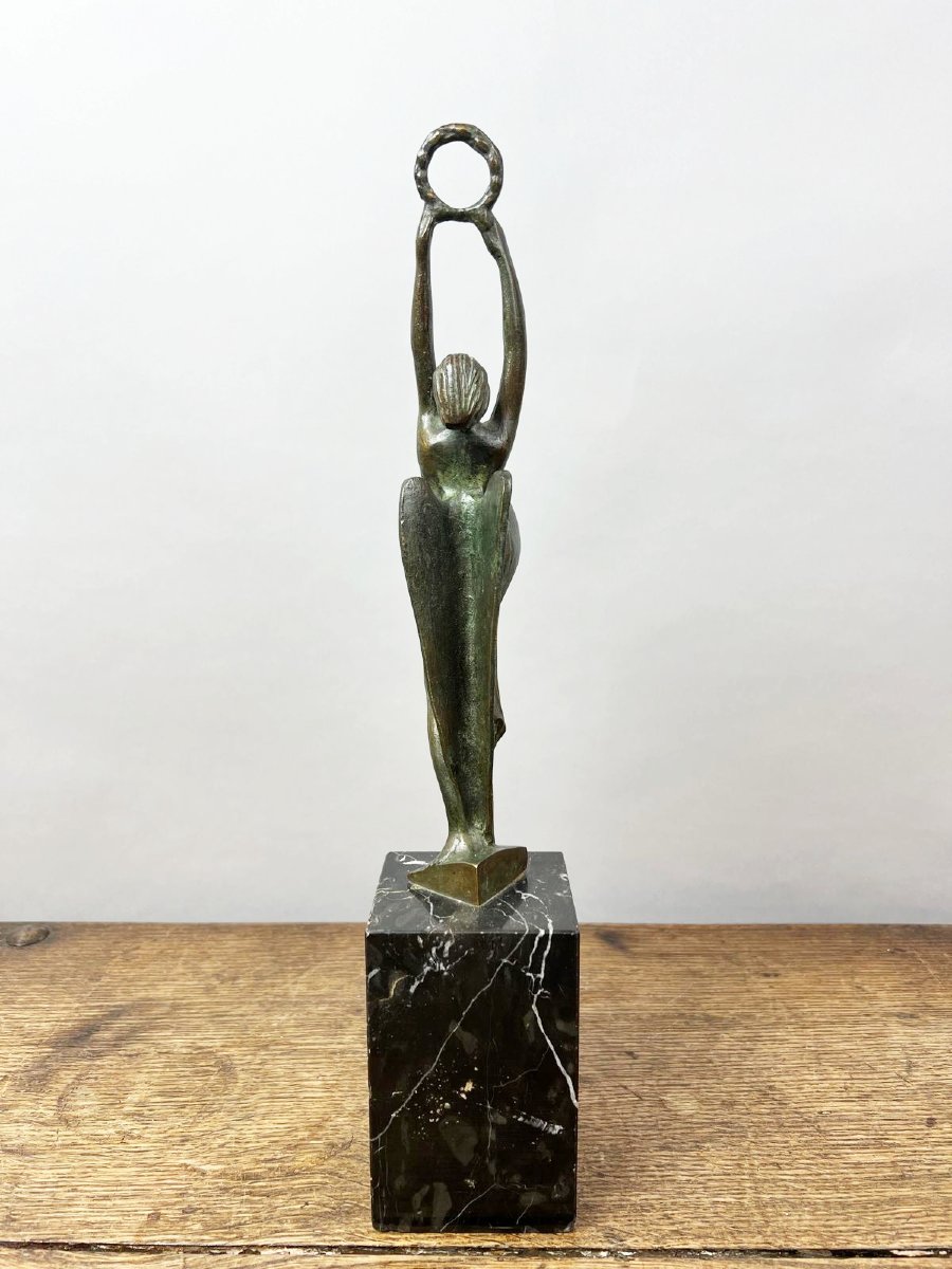 Bronze Trophy, Art Deco, Italy-photo-2