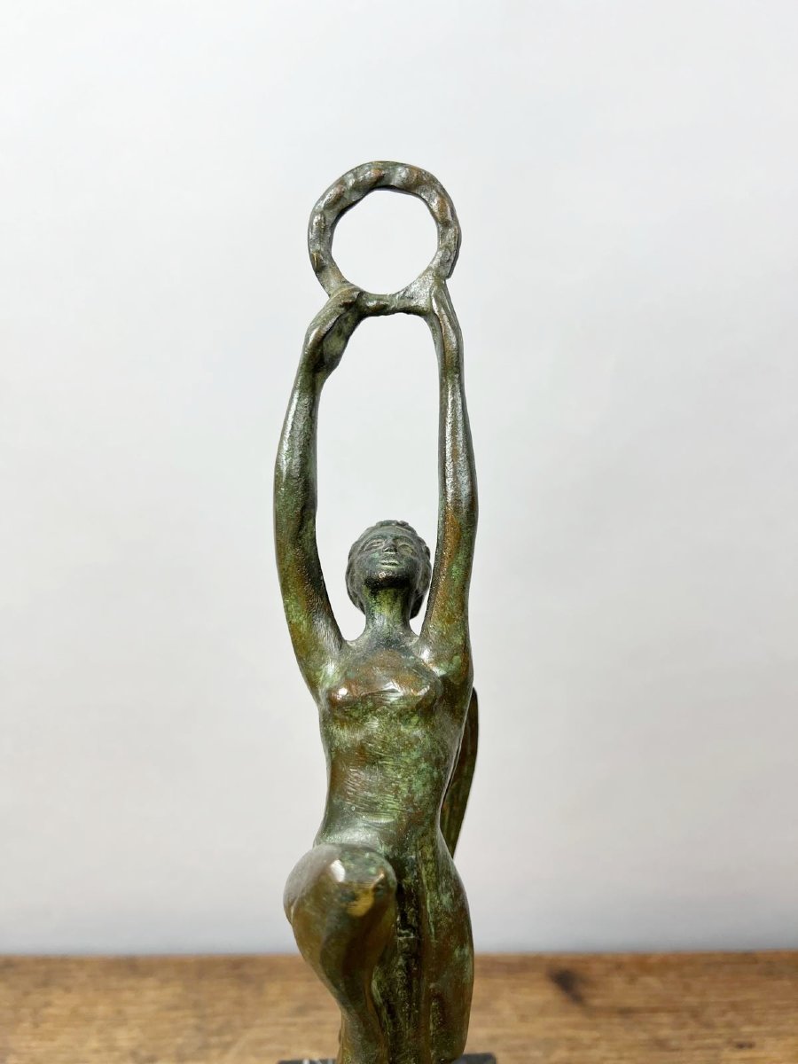 Bronze Trophy, Art Deco, Italy-photo-5