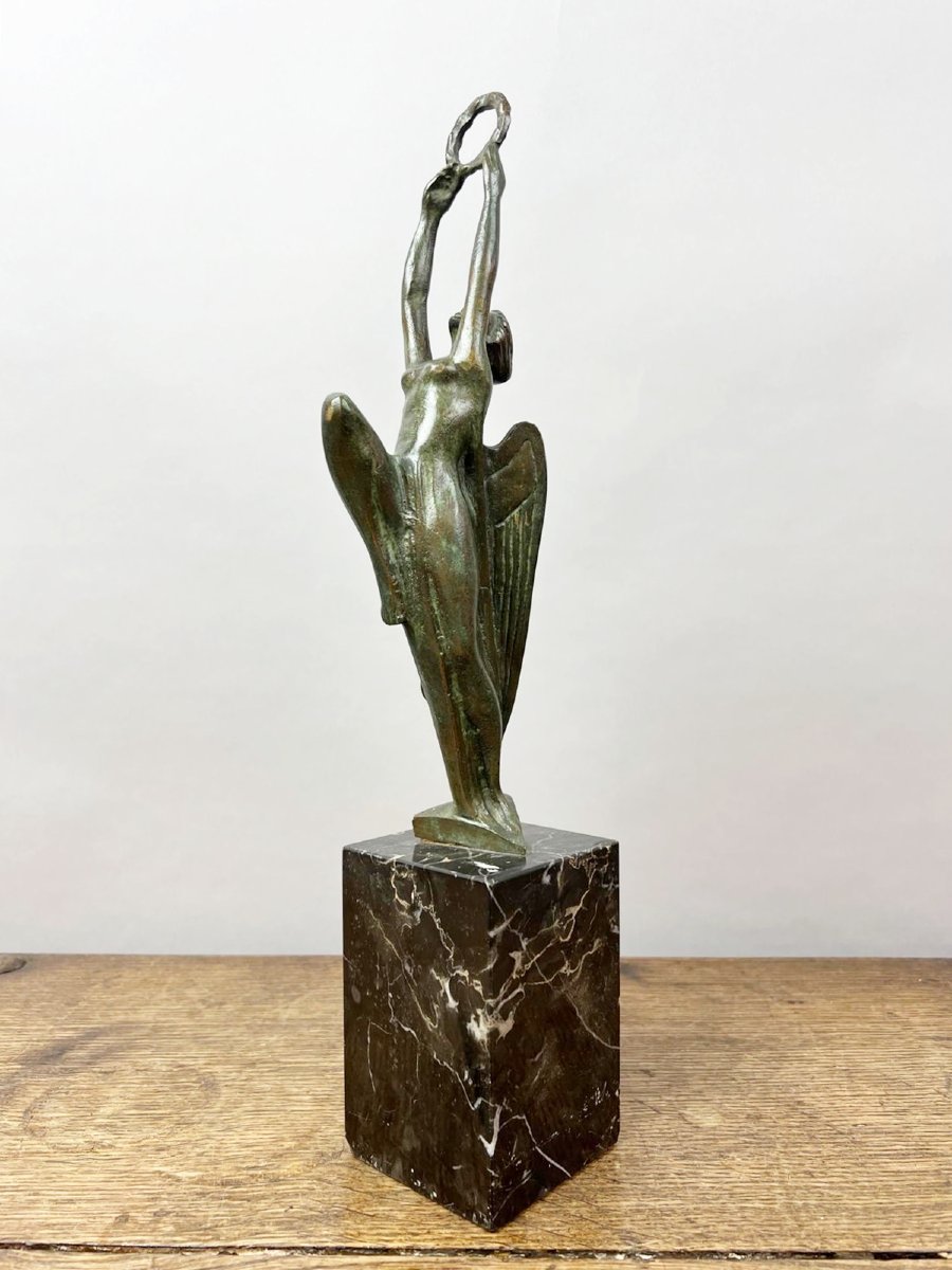 Bronze Trophy, Art Deco, Italy-photo-6