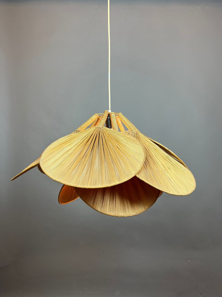 Ingo Maurer-style Organic Suspension Lamp, 1970s-photo-2