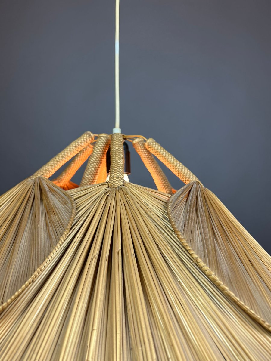 Ingo Maurer-style Organic Suspension Lamp, 1970s-photo-1