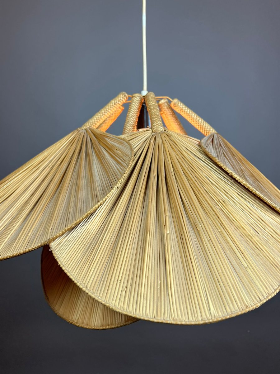 Ingo Maurer-style Organic Suspension Lamp, 1970s-photo-2