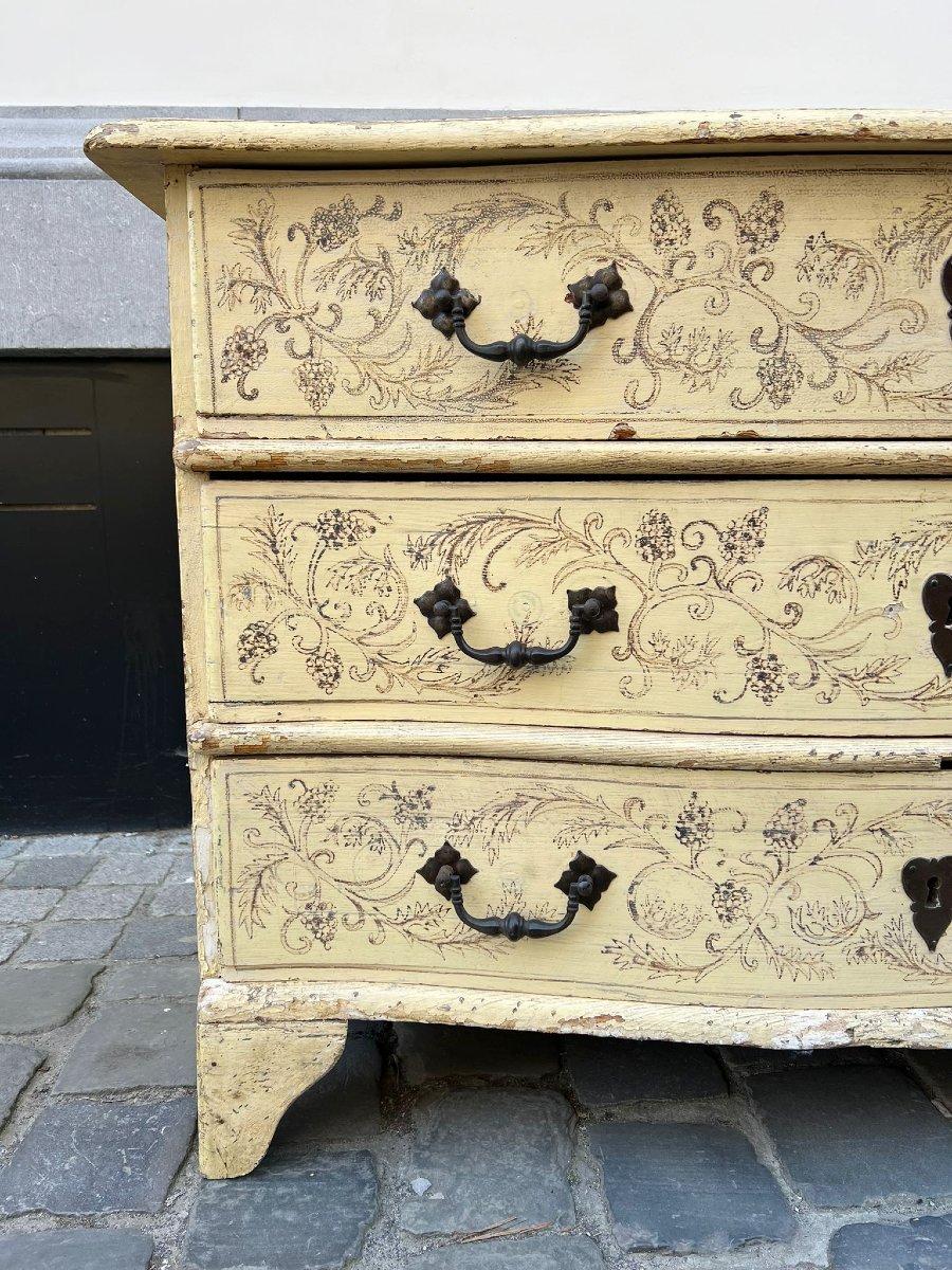 Commode en arbalète de style Louis XV, début XXe siècle, Sud de la France-photo-2
