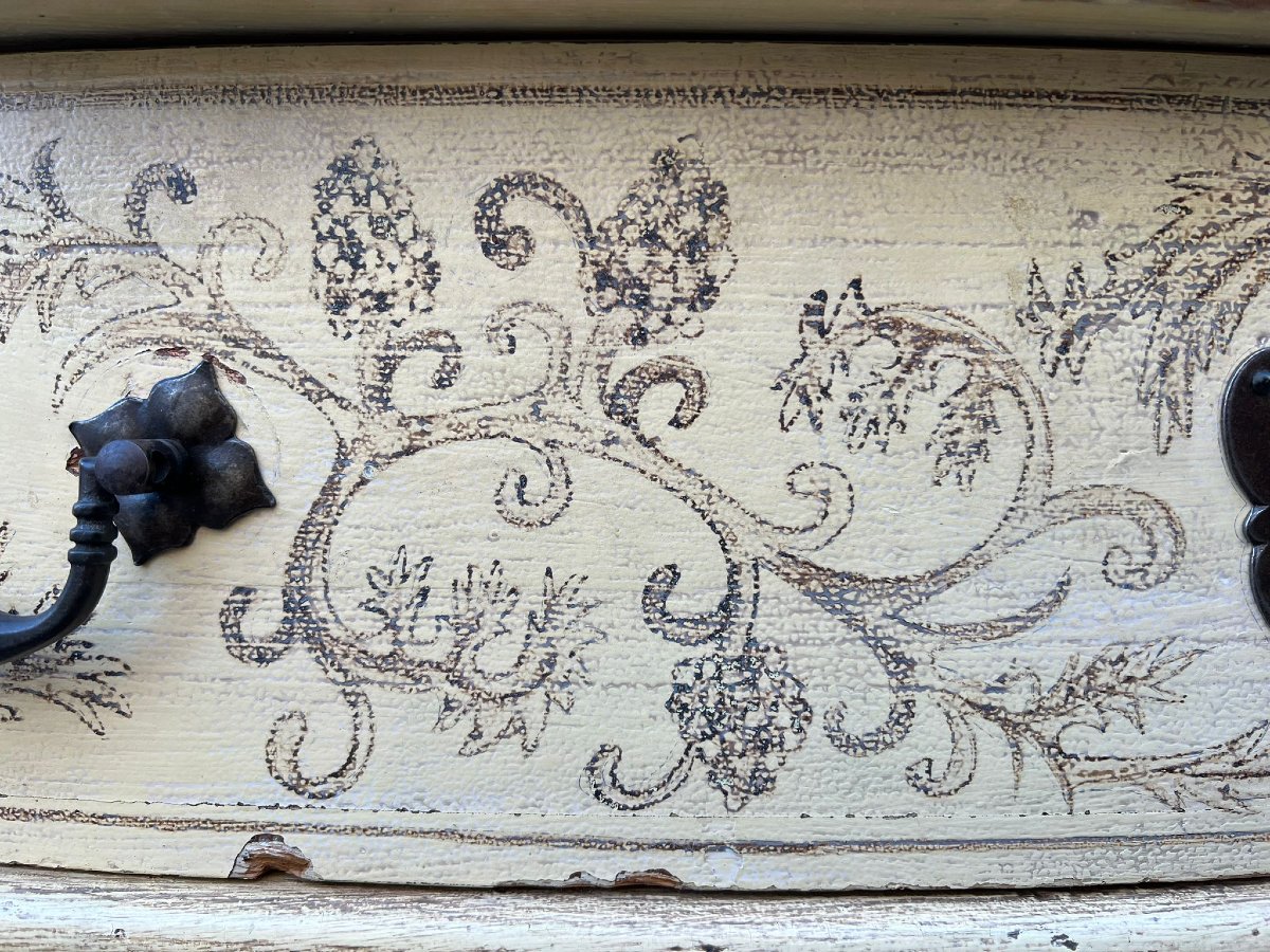 Commode en arbalète de style Louis XV, début XXe siècle, Sud de la France-photo-7