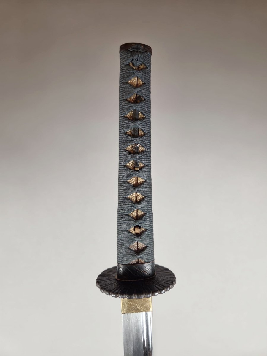 Katana, fin époque Edo, belle ligne de trempe-photo-2