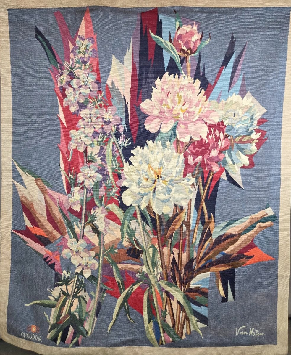 Van Noten (1850 - 1960) Tapisserie en laine-photo-2