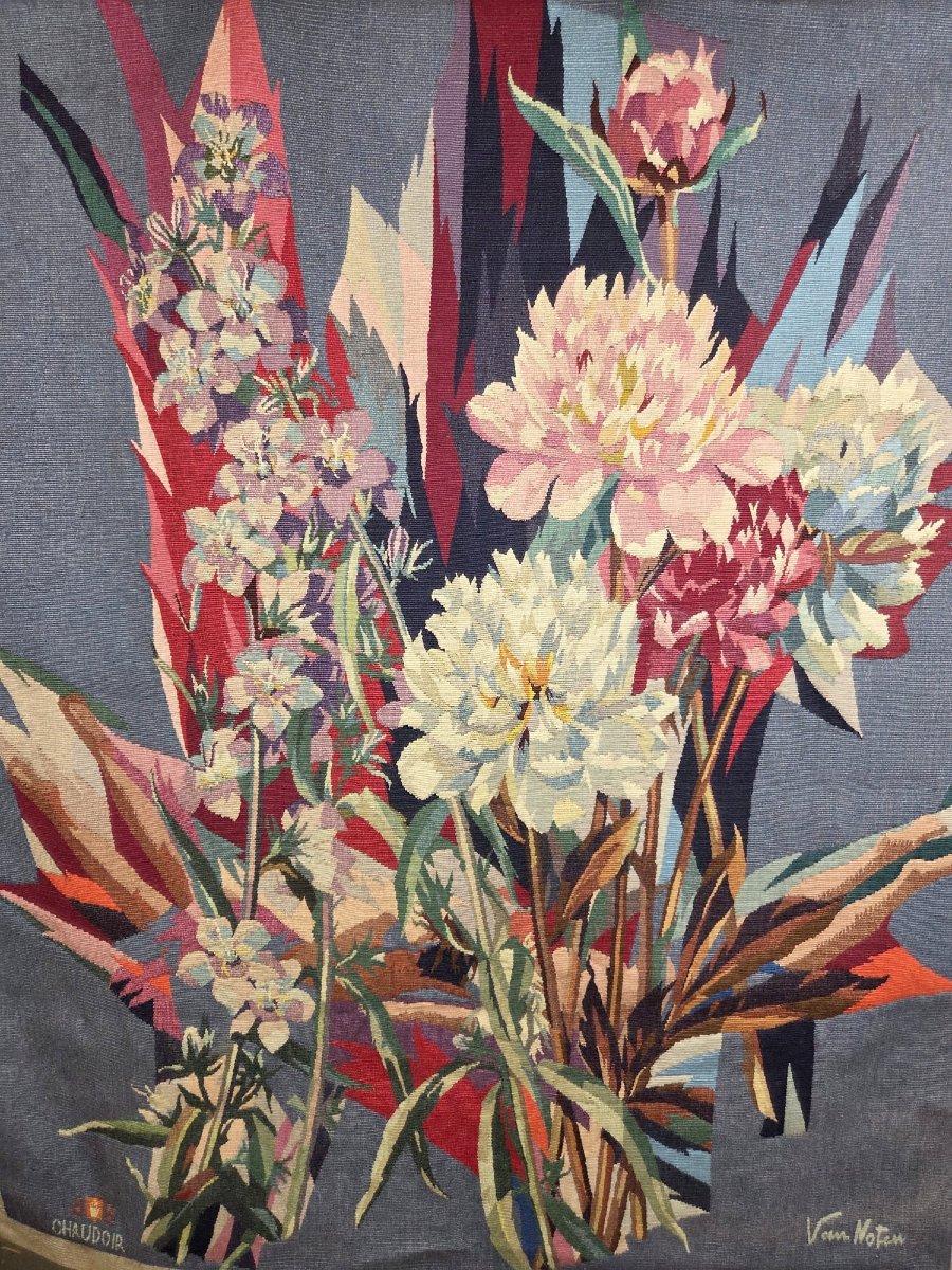 Van Noten (1850 - 1960) Tapisserie en laine-photo-1