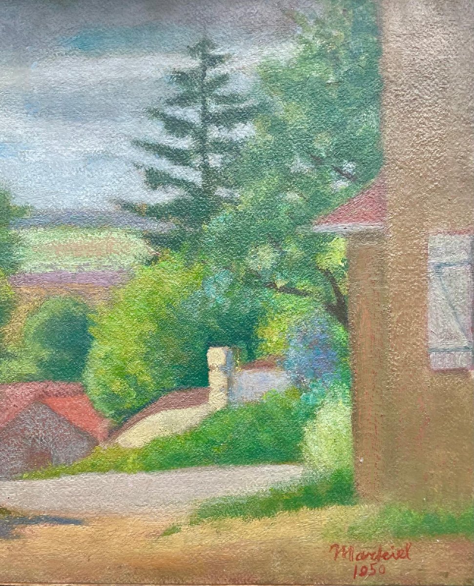 Markiel Jacob (1911 - 2006) école Hongroise, Huile sur panneau-photo-4