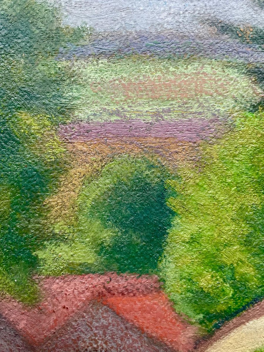 Markiel Jacob (1911 - 2006) école Hongroise, Huile sur panneau-photo-2