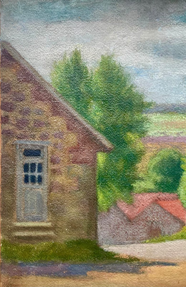 Markiel Jacob (1911 - 2006) école Hongroise, Huile sur panneau-photo-5