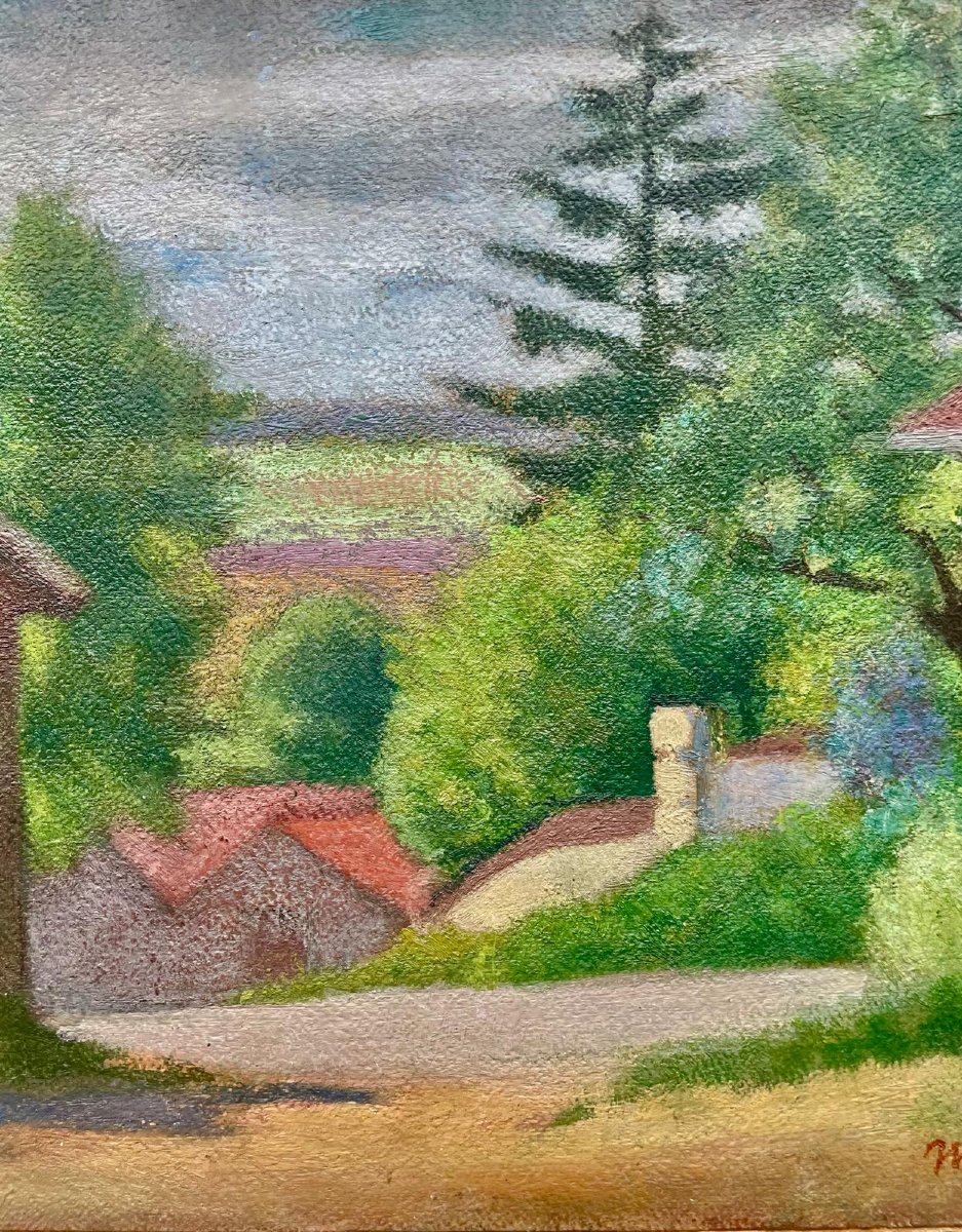Markiel Jacob (1911 - 2006) école Hongroise, Huile sur panneau-photo-6