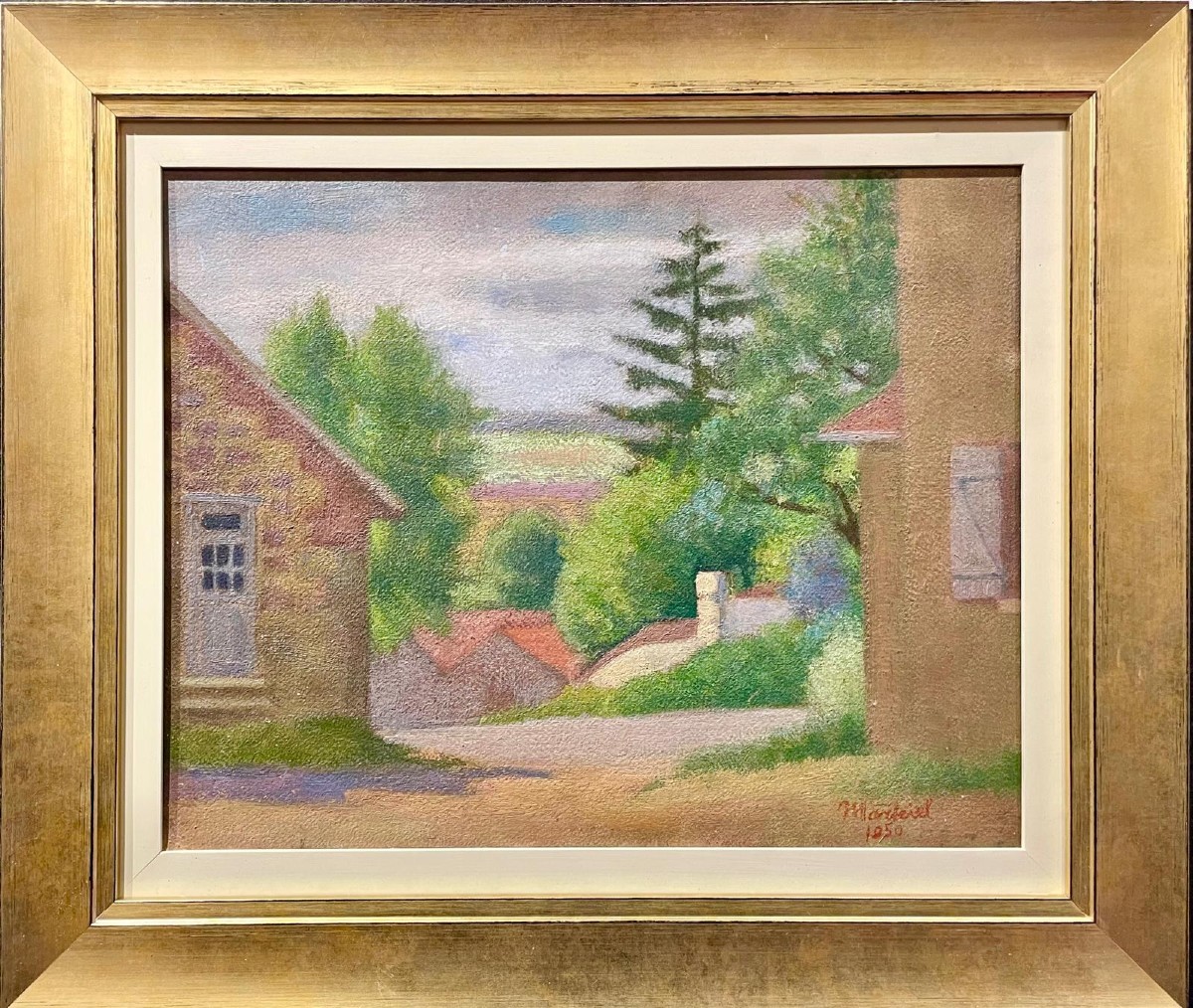 Markiel Jacob (1911 - 2006) Franco Polish  School, Oil On Panel