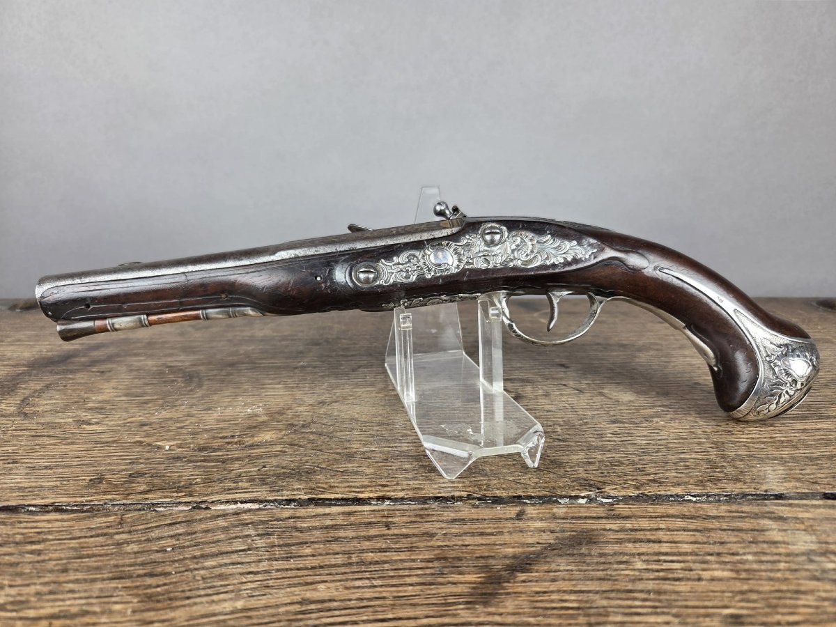 Paire de pistolets silex vers 1750-photo-3