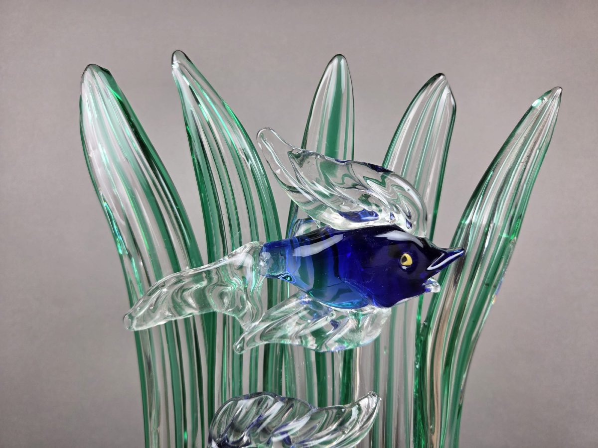 Murano Glass Aquarium, Circa 1970-photo-2