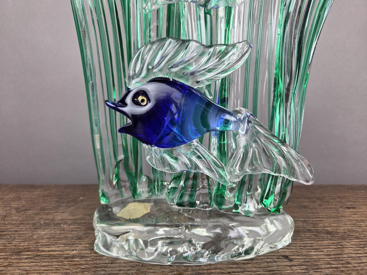 Murano Glass Aquarium, Circa 1970-photo-3