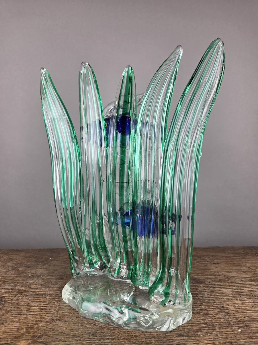 Murano Glass Aquarium, Circa 1970-photo-1
