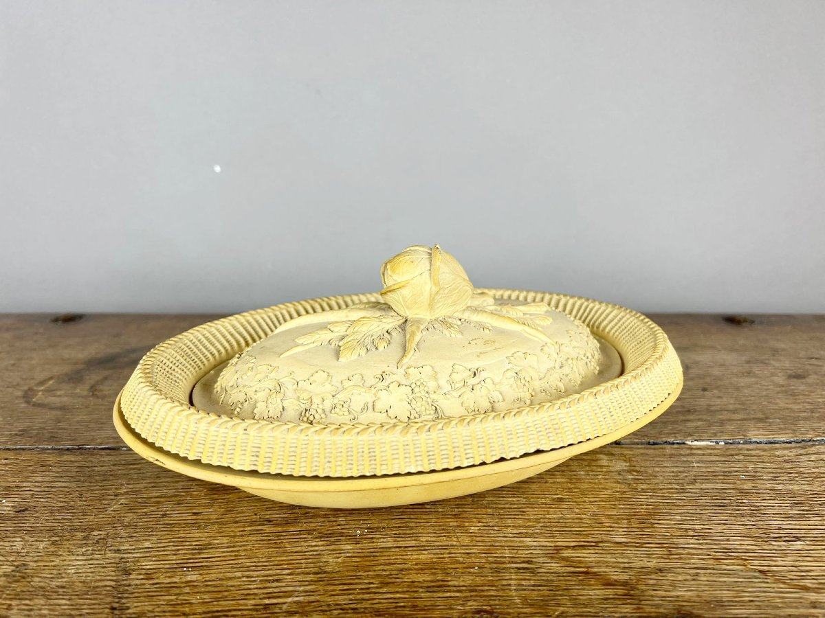 Set de trois terrines ovales en céramique anglaise, Wedgwood, XIXe siècle-photo-2
