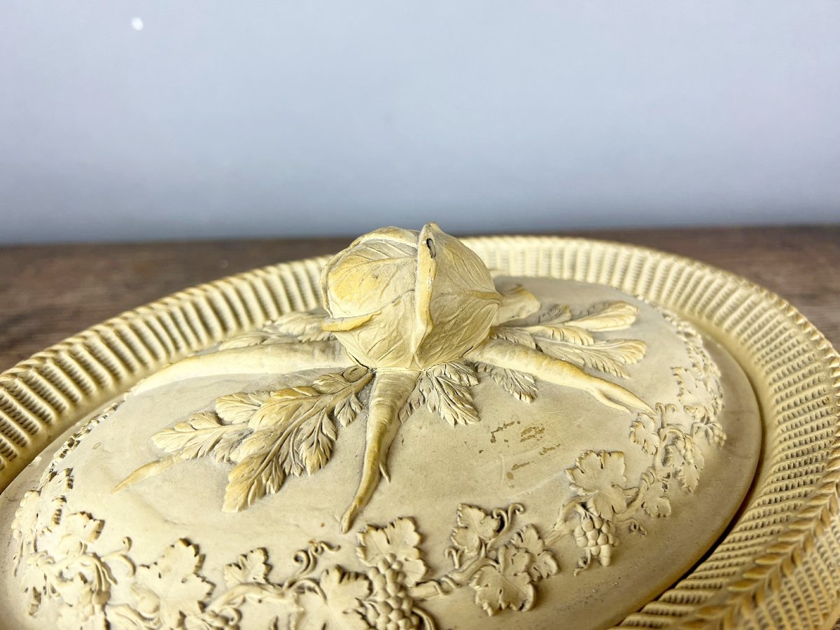 Set de trois terrines ovales en céramique anglaise, Wedgwood, XIXe siècle-photo-4