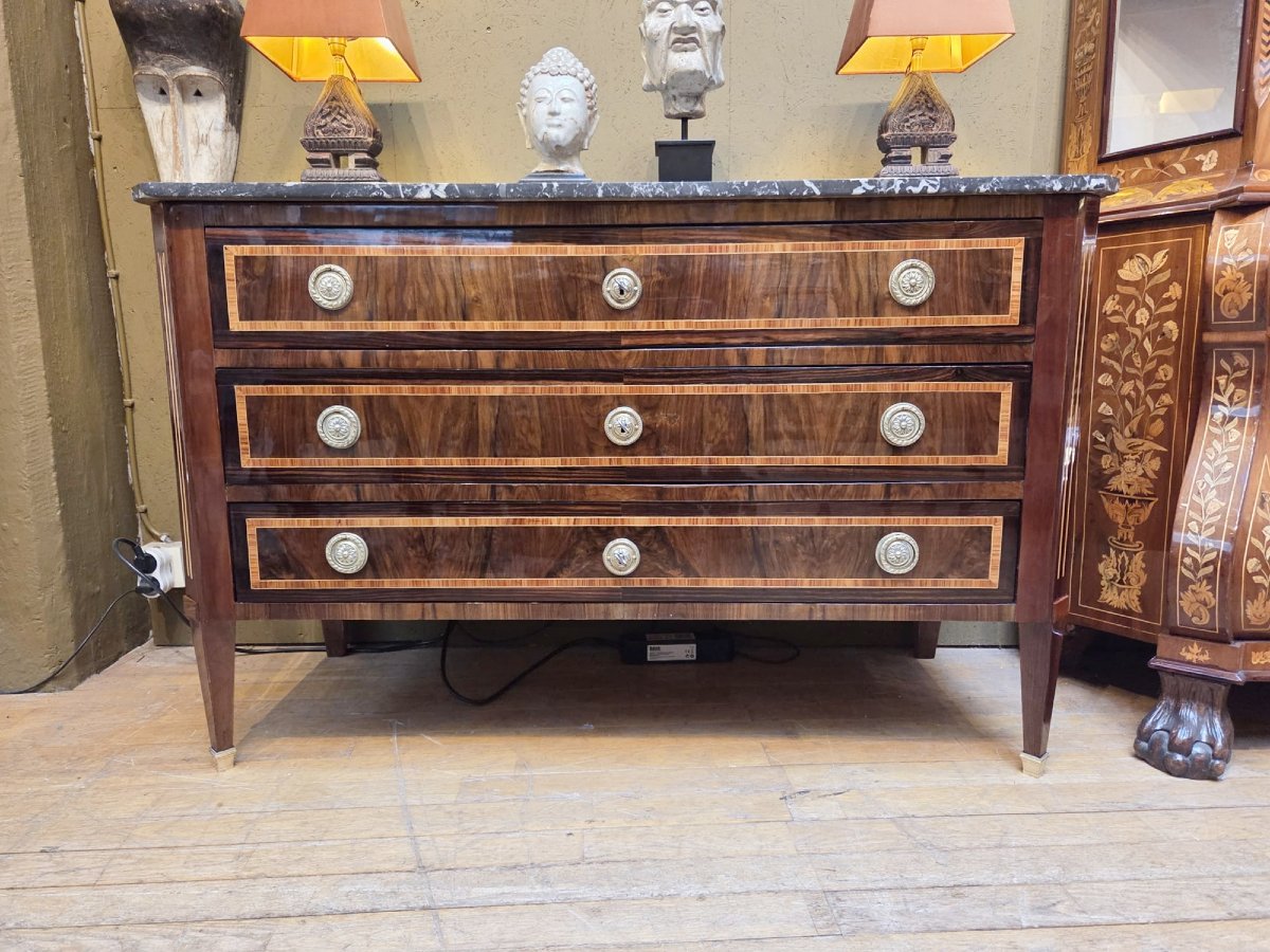 Louis XVI Style Chest Of Drawers, 19th-photo-2