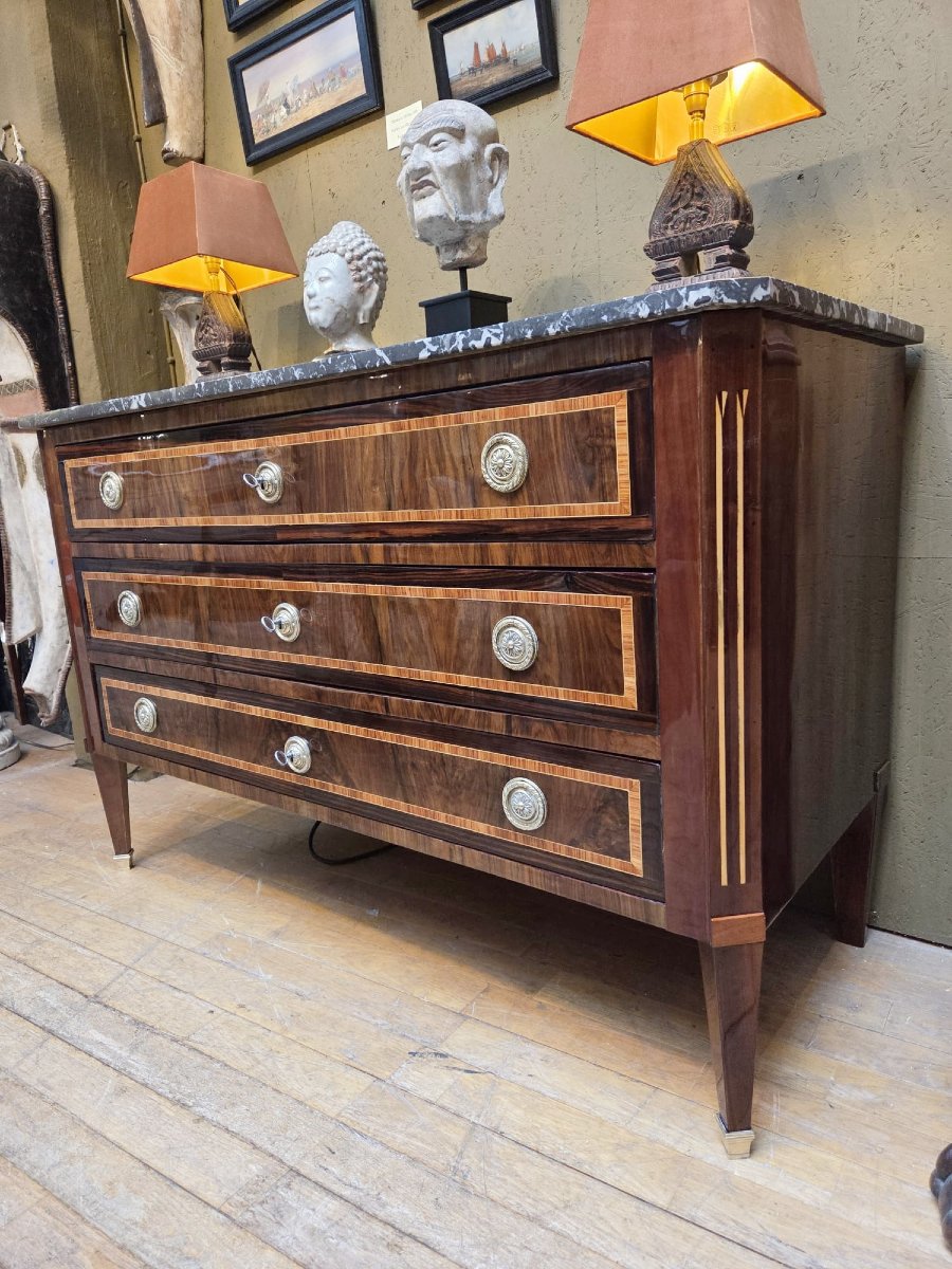Louis XVI Style Chest Of Drawers, 19th-photo-2