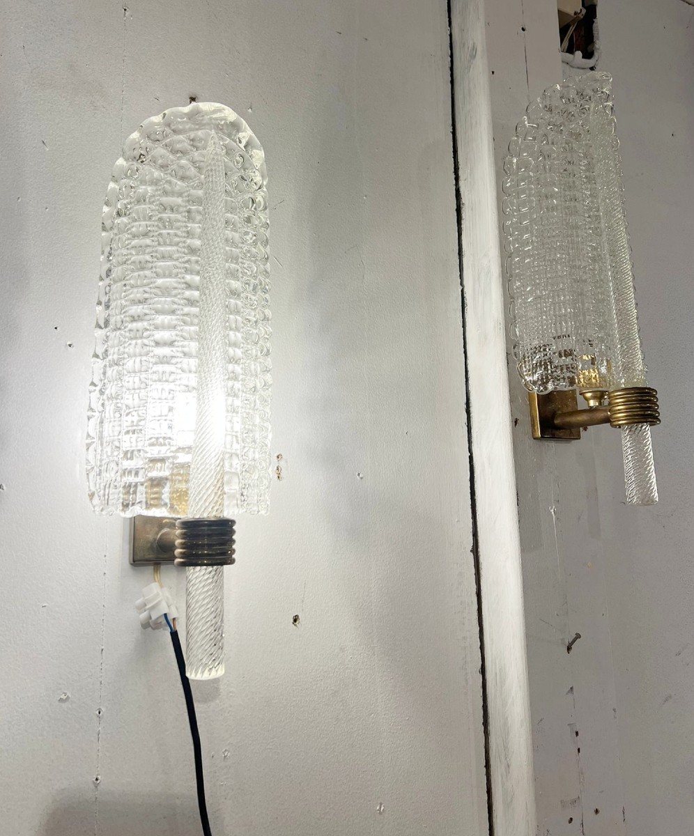 Pair Of André Arbus Sconces, Maison Véronèse, Circa 1940