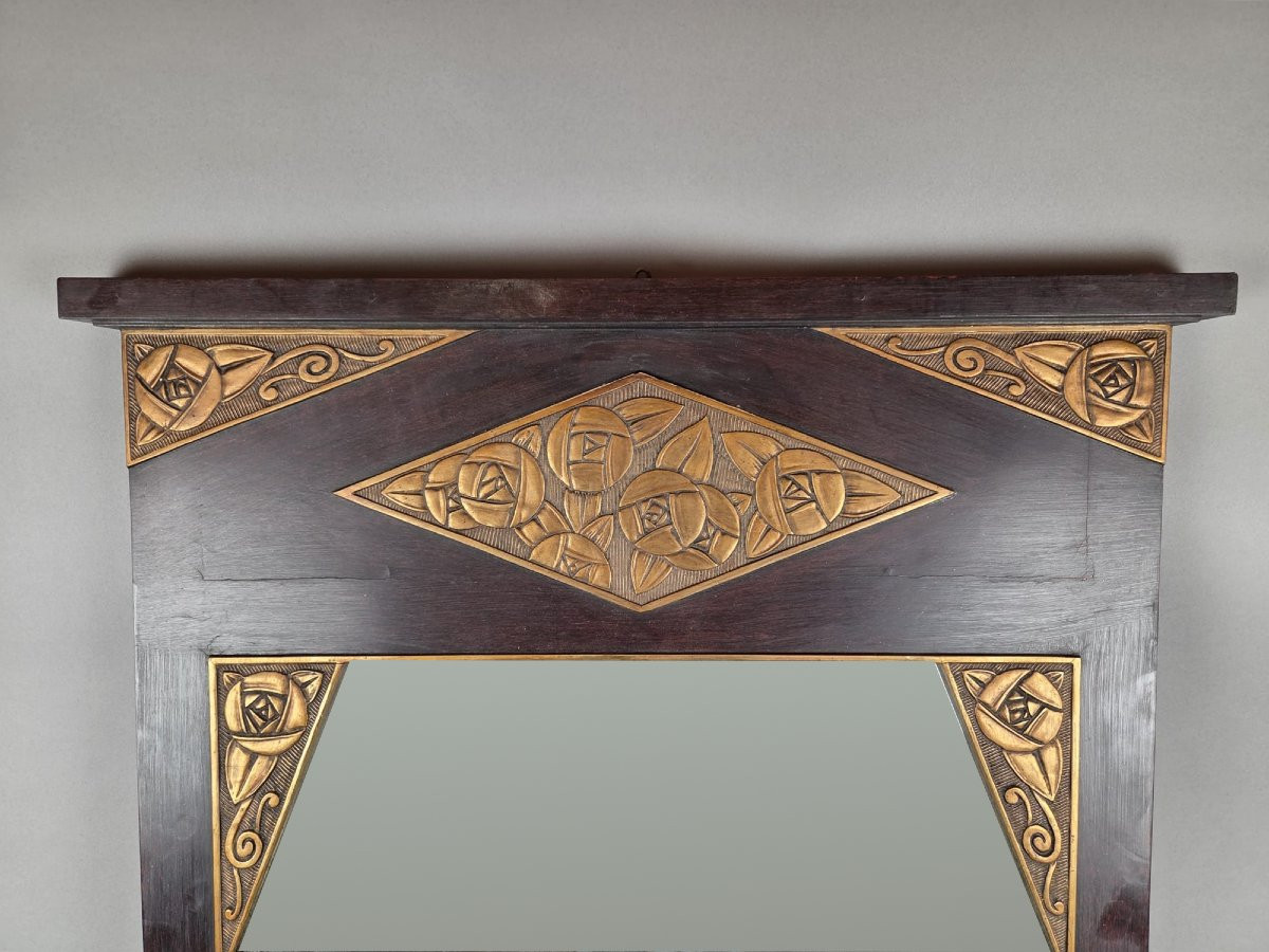 Miroir Art Déco, vers 1940-photo-2