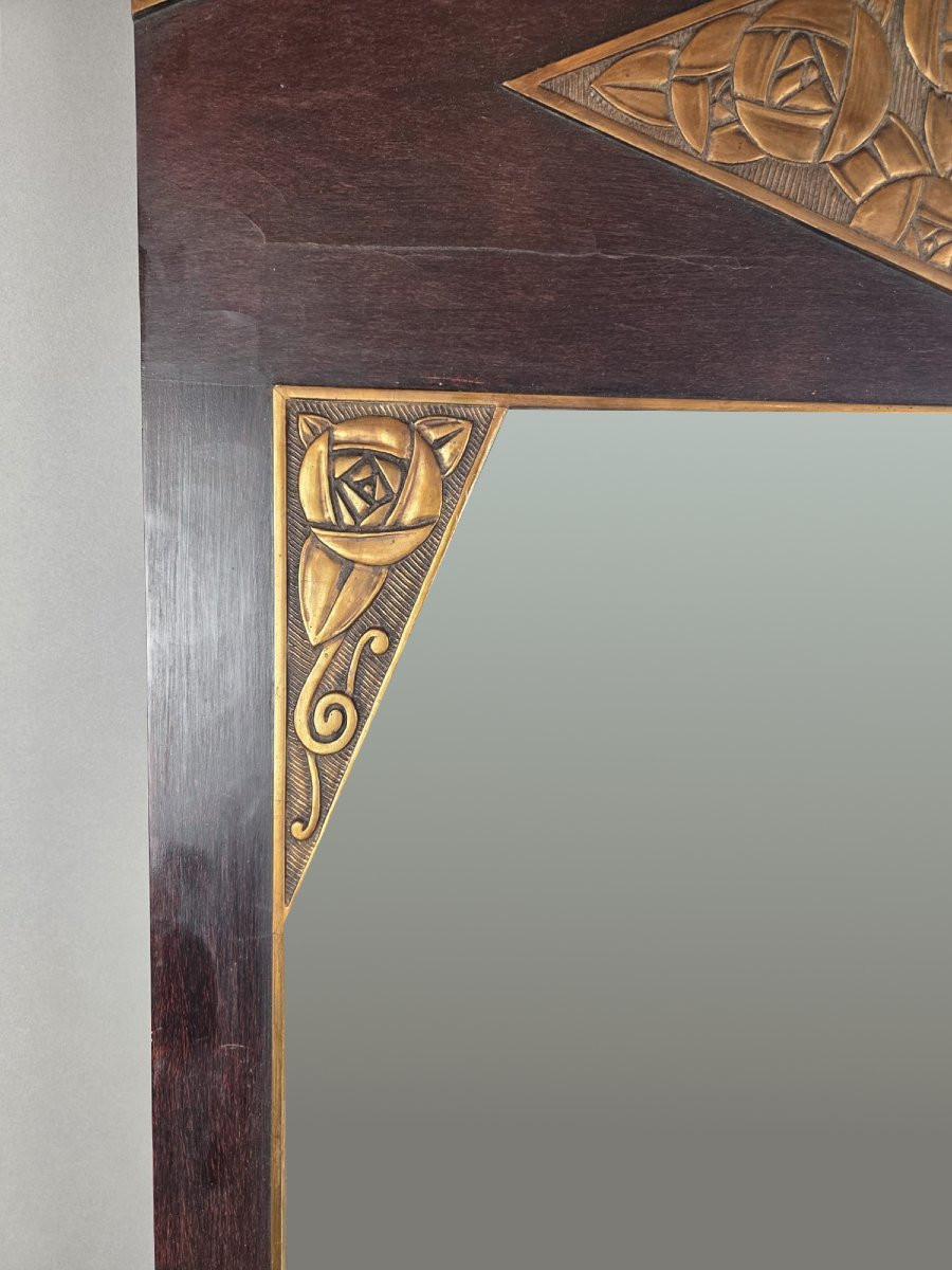 Miroir Art Déco, vers 1940-photo-1
