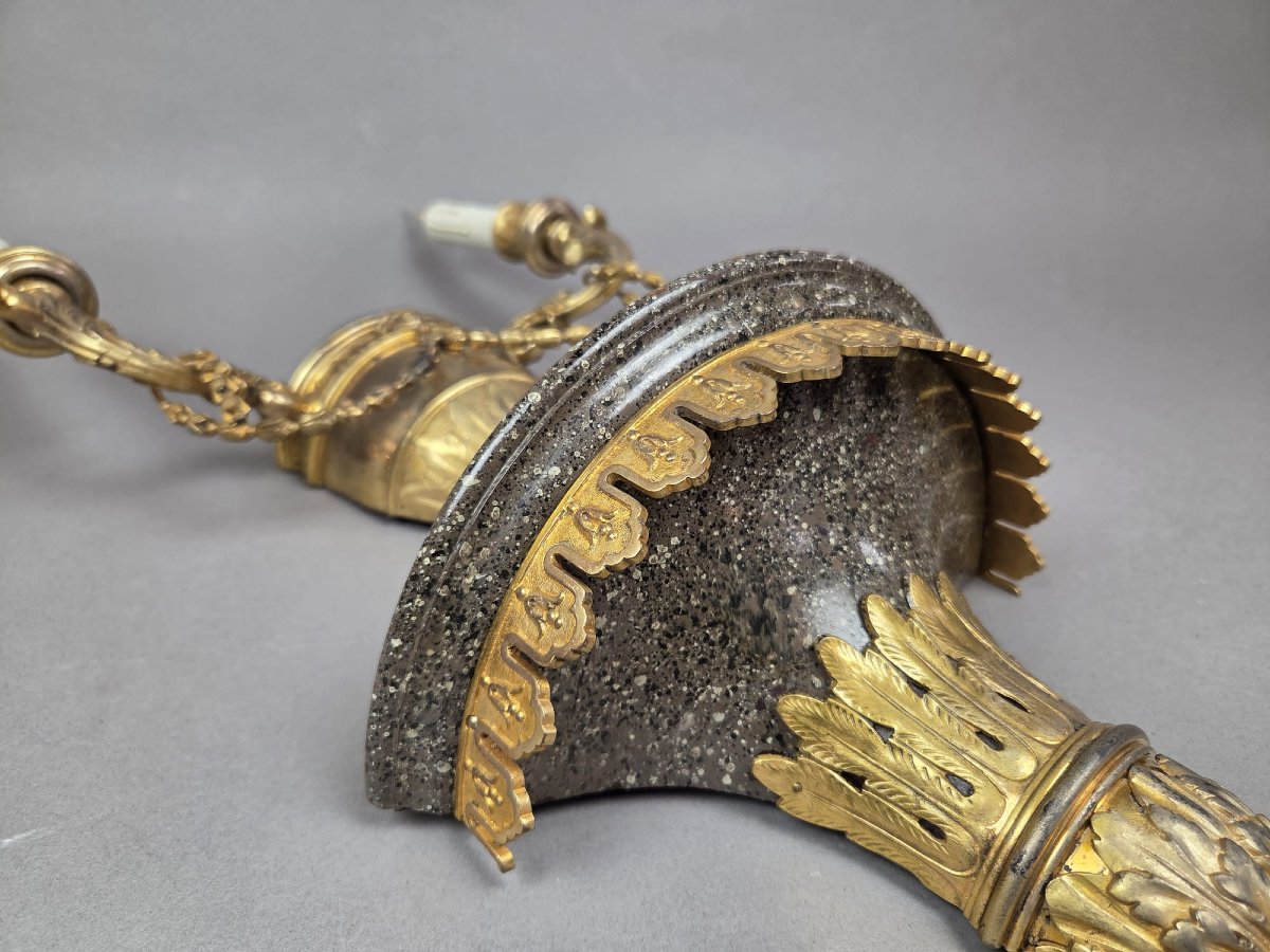 Applique en bronze et laiton, fin 19th-photo-2