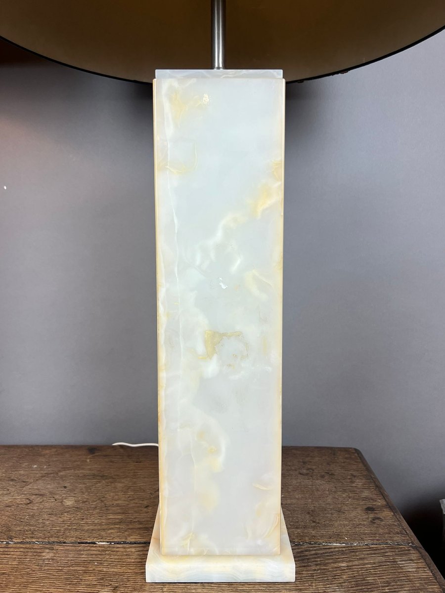 Paire de lampes en onyx, vers 1970-photo-4