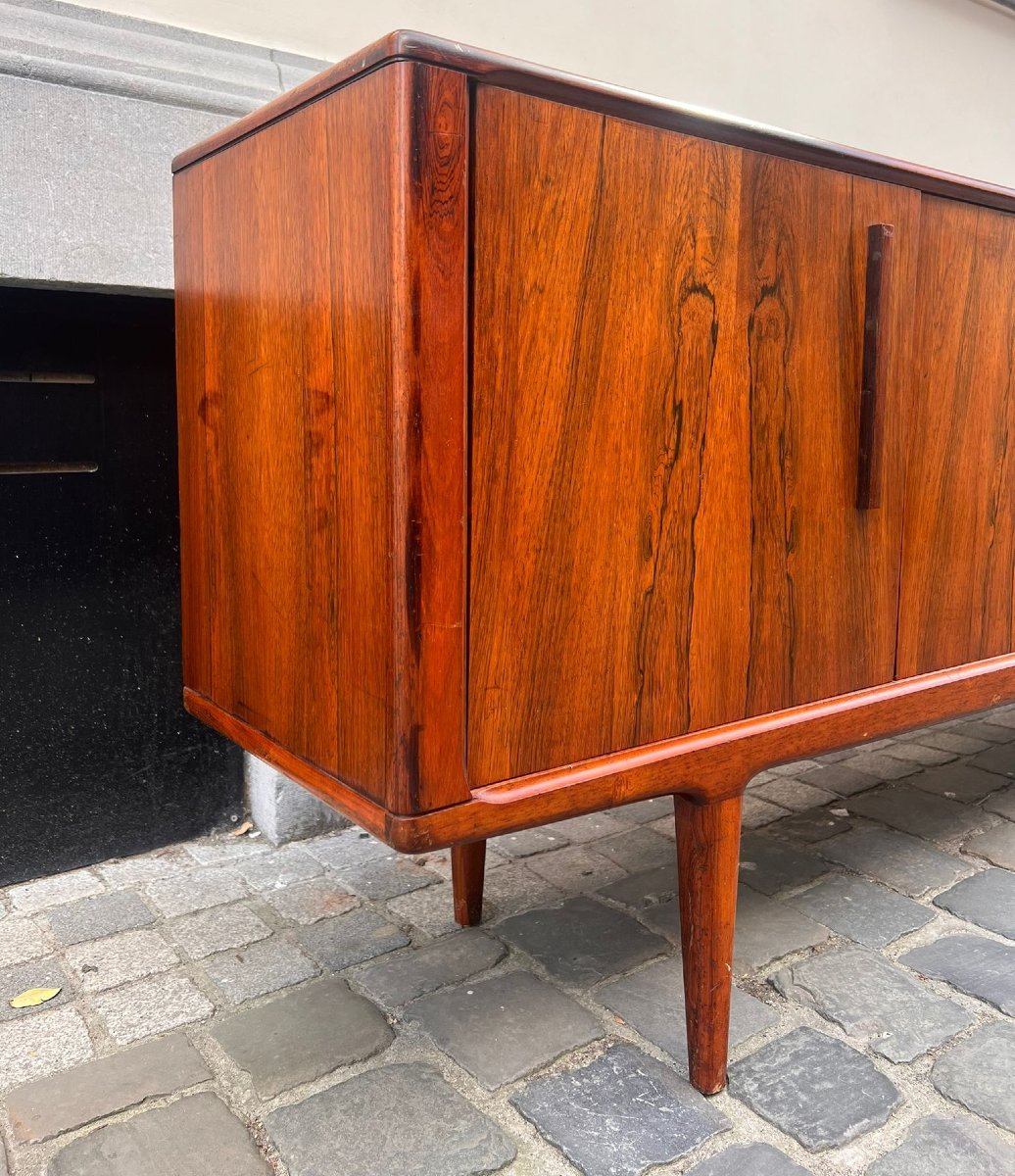 Enfilade scandinave en teck, années 1960-photo-6