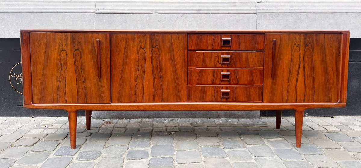 Enfilade scandinave en teck, années 1960